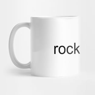 Verified Rockstar (Black Text) Mug